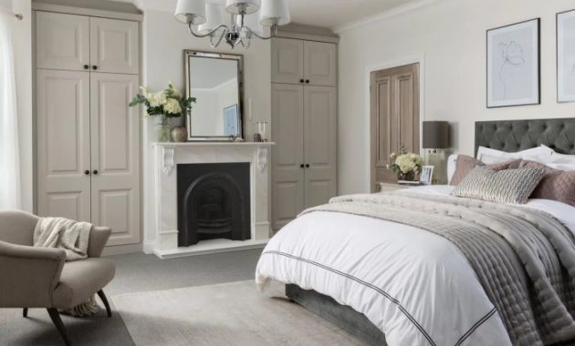 Bedroom furniture with built in wardrobe